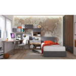 Σετ παιδικό/εφηβικό δωμάτιο με υφασμάτινο κρεβάτι