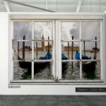 Πίνακας Venice gondolas view
