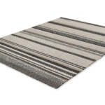 Μάλλινο κιλίμι Ios 102 Grey/White