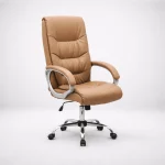 Διευθυντική Καρέκλα Γραφείου Μαύρη  με Μεταλλική Βάση