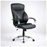 Πολυθρόνα Γραφείου Υψηλής Πλάτης με Μεταλλική Βάση