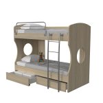 Κουκέτα Ester με αποθηκευτικά συρτάρια