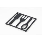 Βάση μαγειρικού σκεύους μαύρη