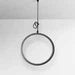 Κρεμαστό Φωτιστικό Οροφής LED Ring Μαύρο