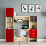 Γραφείο με βιβλιοθήκη Comp 2