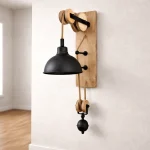 Φωτιστικό Απλίκα  με ρουστίκ σχεδιασμό