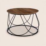 Τραπεζάκι Μεταλλικό Σαλονιού Kob