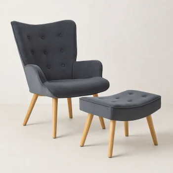 Πολυθρόνα - Μπερζέρα  - Υποπόδιο - Image 6