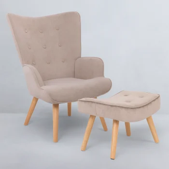 Πολυθρόνα - Μπερζέρα  - Υποπόδιο - Image 2