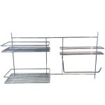 Αναρτώμενο ΚΙΤ για μπαχαρικά και χαρτί INOX