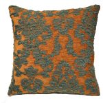 Διακοσμητικό Μαξιλάρι σε πορτοκαλί βάση