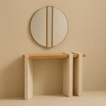 Κονσόλα εισόδου με καθρέπτη Fellis