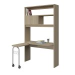 Βιβλιοθήκη με γραφείο QUATRO με βοηθητικό γραφείο