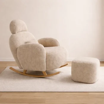 Πολυθρόνα Κουνιστή Puffy με υποπόδιο