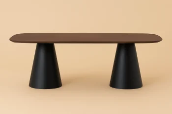 Τραπέζι Oval Choco Big Bubble - Image 4