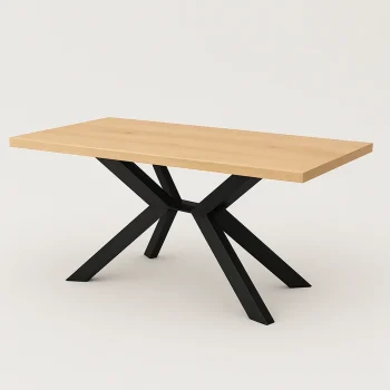 Τραπέζι με Μεταλλικά Πόδια