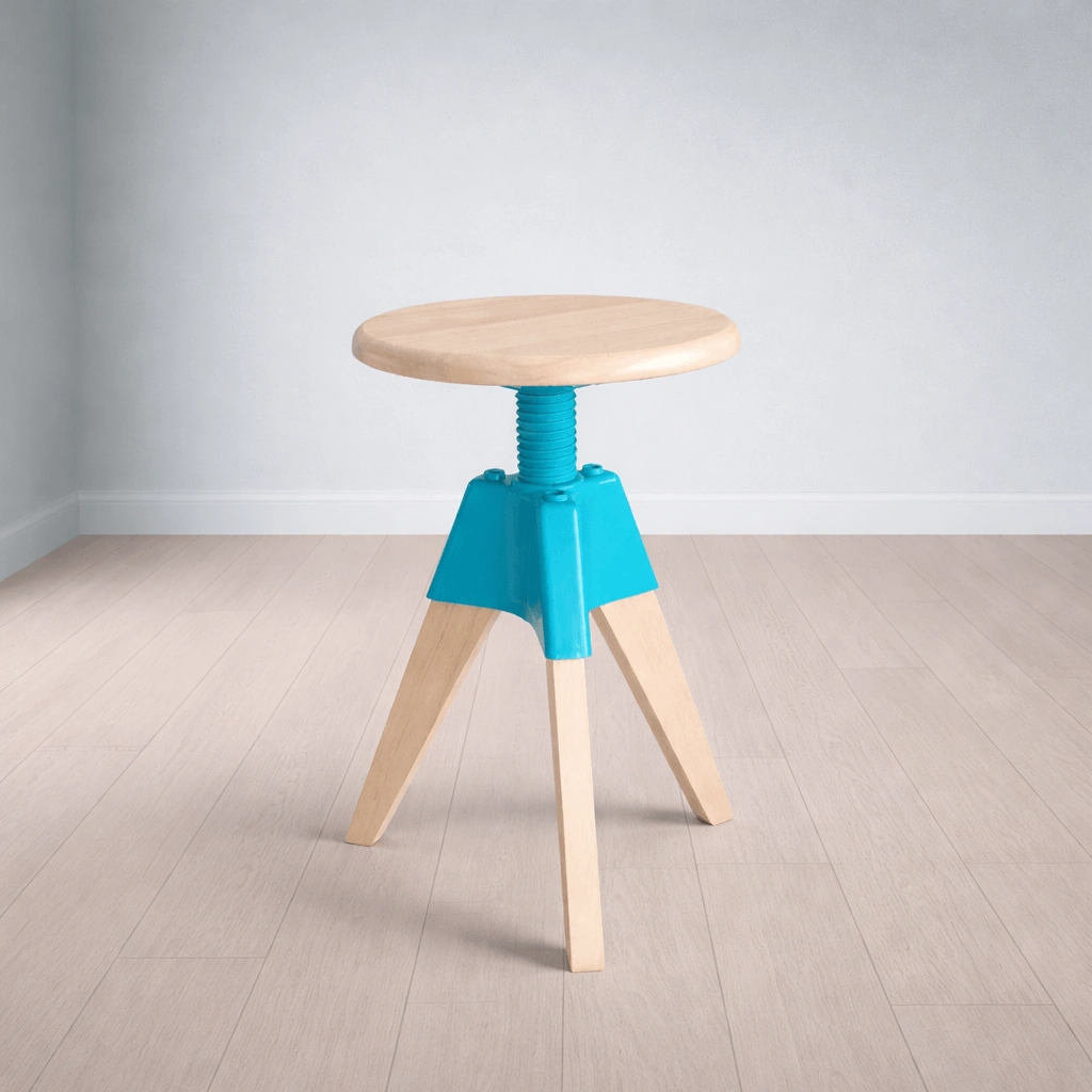 Σκαμπό_Τυρκουάζ_Box-home Σκαμπό Celicia - Image 1