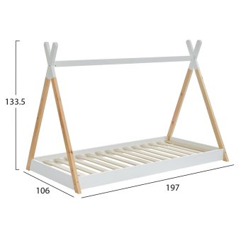 ΚΡΕΒΑΤΙ ΠΑΙΔΙΚΟ MUNK τύπου Montessori - Image 3