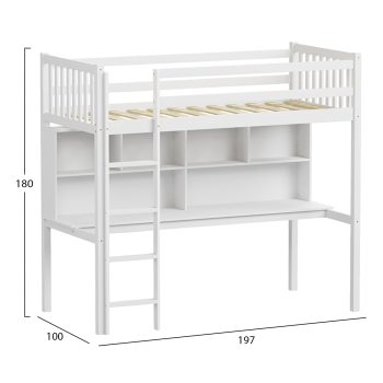 ΠΑΙΔΙΚH KOYKETA MONTESSORI ΜΕ ΓΡΑΦΕΙΟ & ΒΙΒΛΙΟΘΗΚΗ LIBRO - Image 3