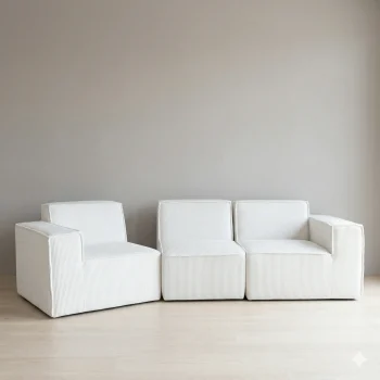 Τριθέσιος Πολυμορφικός Καναπές-Πουφ ΤΑΒΑ - Image 2