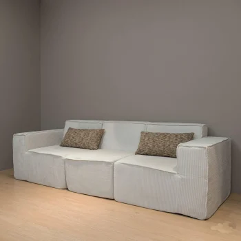 Τριθέσιος Πολυμορφικός Καναπές-Πουφ ΤΑΒΑ