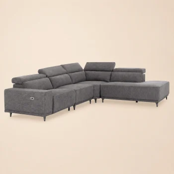 ΚΑΝΑΠΕΣ ΔΕΞΙΑ ΓΩΝΙΑ 5ΘΕΣΕΩΝ  ΜΕ RECLINE LUNARIS