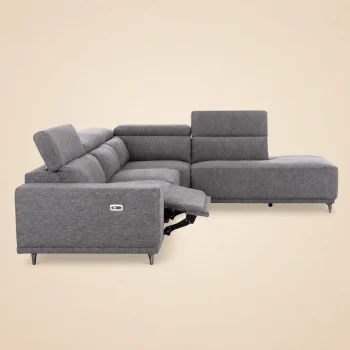 ΚΑΝΑΠΕΣ ΔΕΞΙΑ ΓΩΝΙΑ 5ΘΕΣΕΩΝ  ΜΕ RECLINE LUNARIS - Image 3