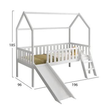 ΠΑΙΔΙΚΟ ΚΡΕΒΑΤΙ MONTESSORI ΜΕ ΤΣΟΥΛΗΘΡΑ PHYLLIS - Image 3
